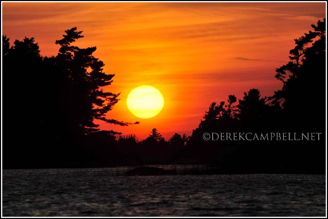 Canadian Sunset Sunset on the lake