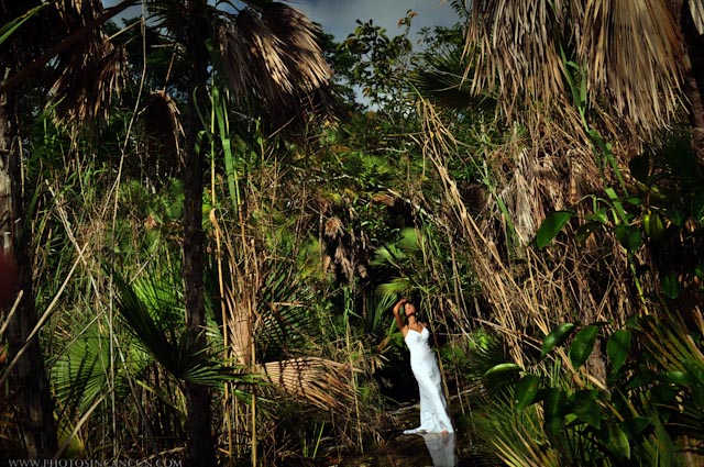 Trash The Dress Cenote Mexico