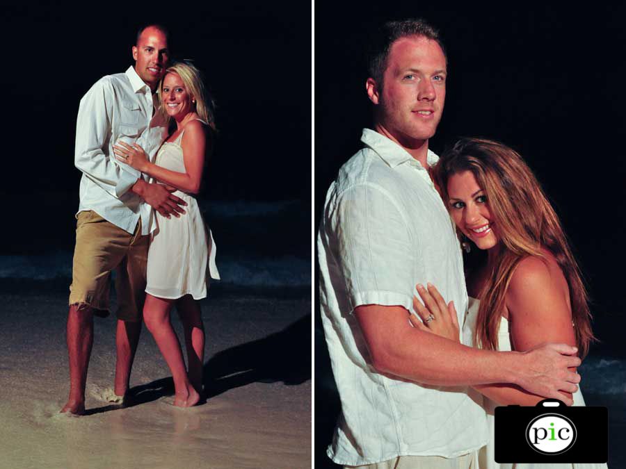 engagement and wedding night photographer cancun mexico