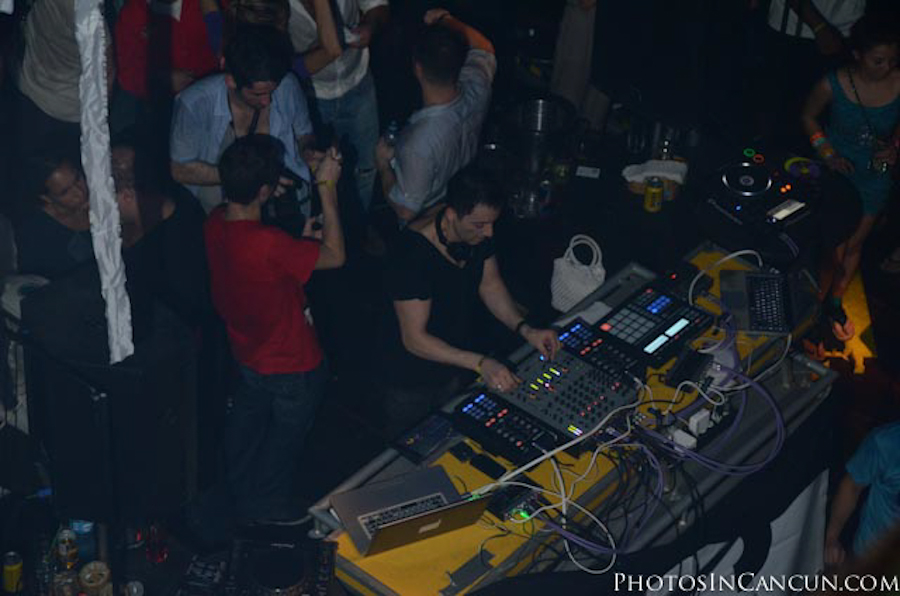 in the rafters with Dubfire at Brahma Nightclub BPM Festival 2011