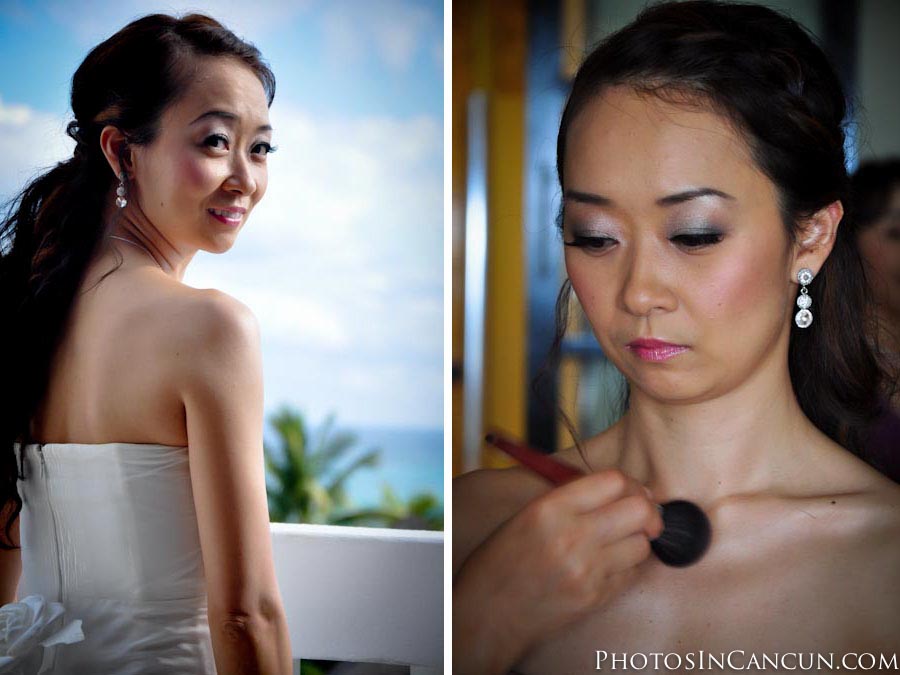 Mayan Riviera Mexico Destination Wedding Bridal Make Up Art