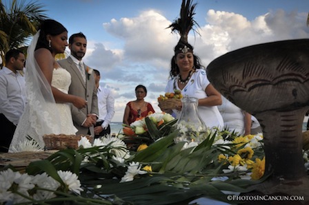 Mayan Wedding Ceremony – Maya Riviera – Photos In Cancun