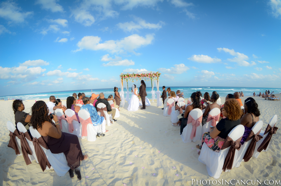 Destination Beach Wedding Photos Gran Melia Cancun