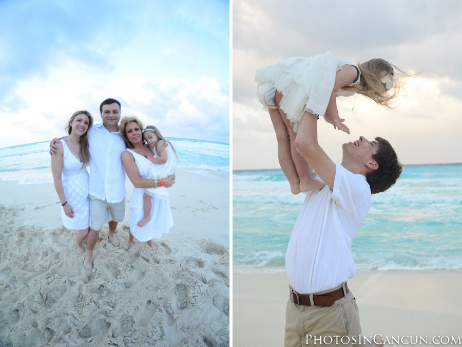 Family Pictures Cancun
