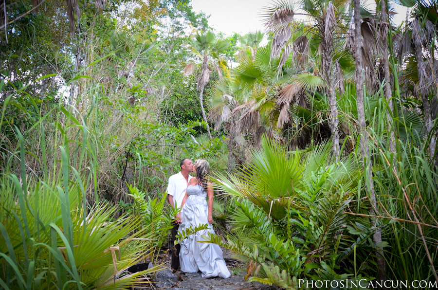 Cenote Trash the Dress Puerto Morelos