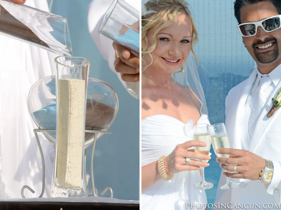 Beach Palace Wedding Packages Beach Palace Wedding Sand Ceremony & Champagne Toast