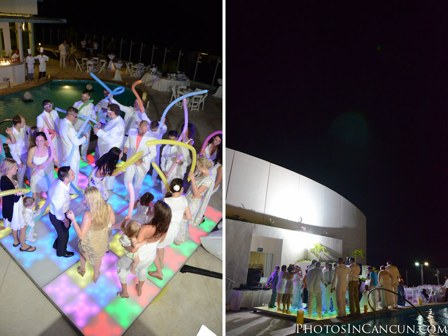 Beach Palace Wedding Packages Beach Palace Wedding Photos at night