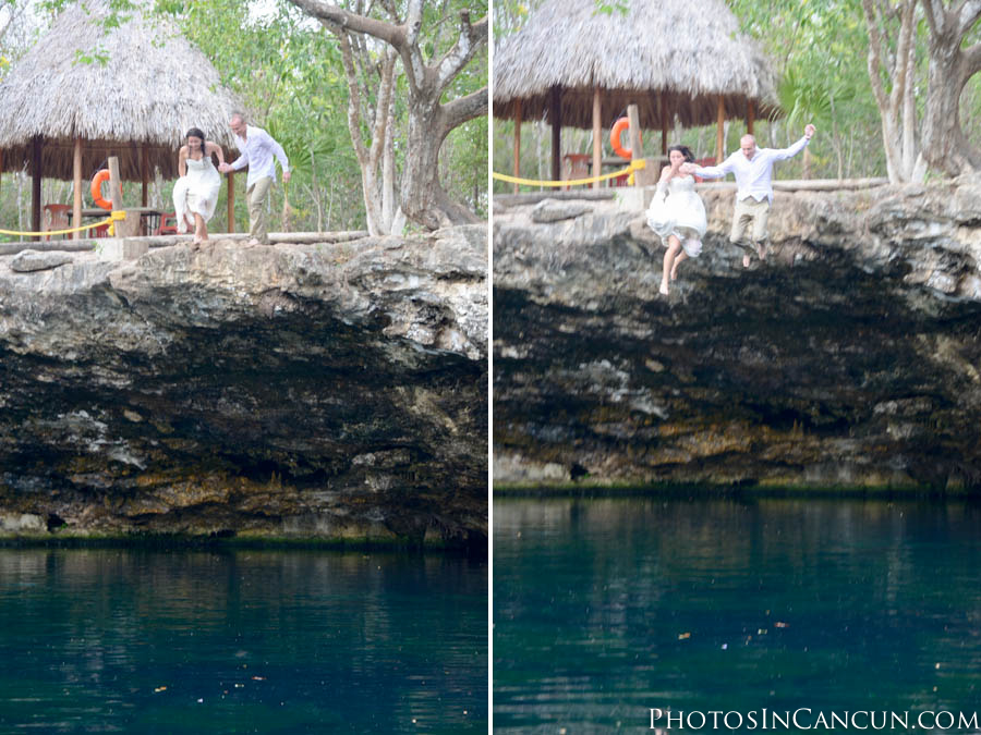 Wash The Dress Cenote Photographer