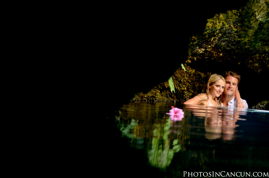 Trash The Dress Session Cenote TTD Photos In Cancun