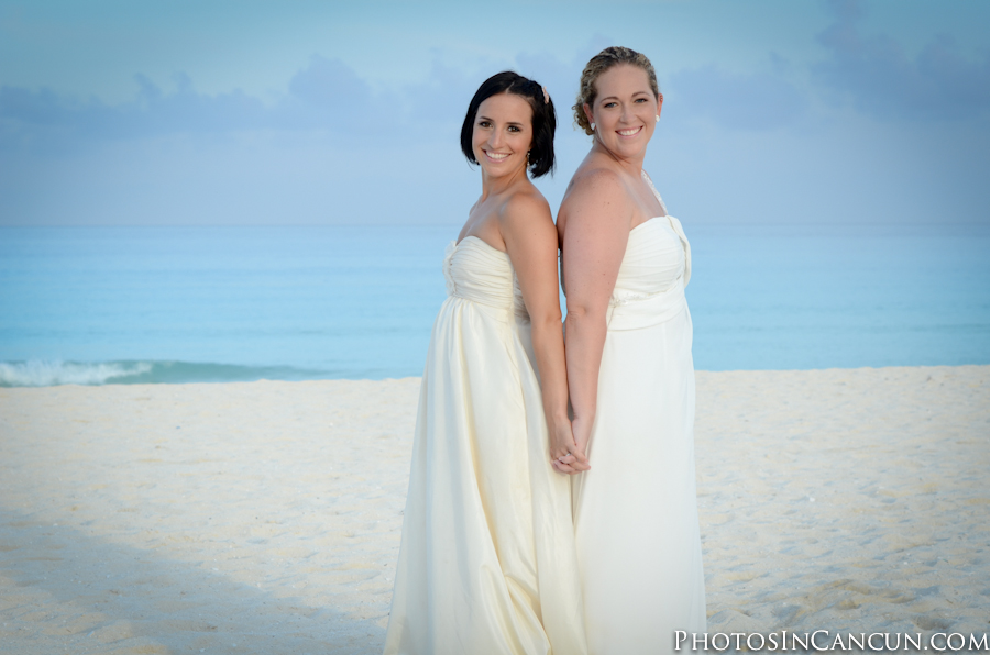 Gay Friendly Wedding in Cancun, Beach Photos