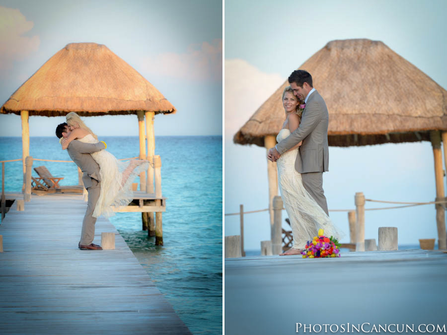 Traditional Mayan Wedding ceremony at The Tides Hotel in Mexico