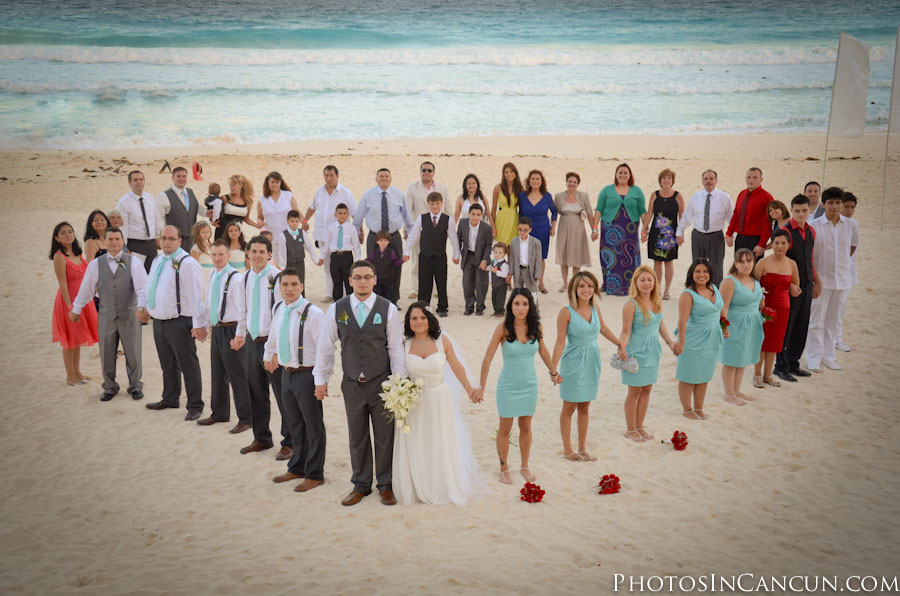 https://www.photosincancun.com/ Crown Paradise Club Cancun Mexico Wedding