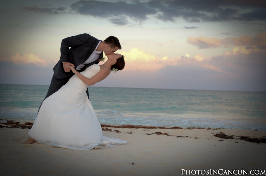 Secrets Maroma Sunset Beach Wedding Photos