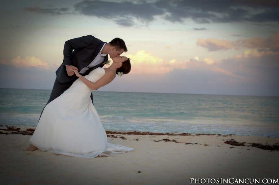https://www.photosincancun.com/ Secrets Maroma Sunset Beach Wedding Photos