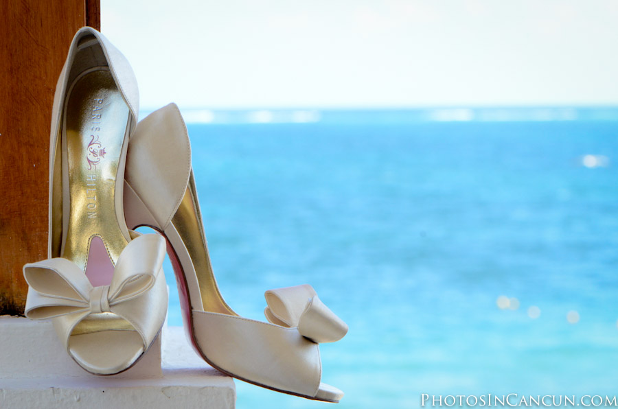 Getting Ready Photos at the Now Sapphire hotel in Mexico's Mayan Riviera Now Sapphire Wedding Photographer