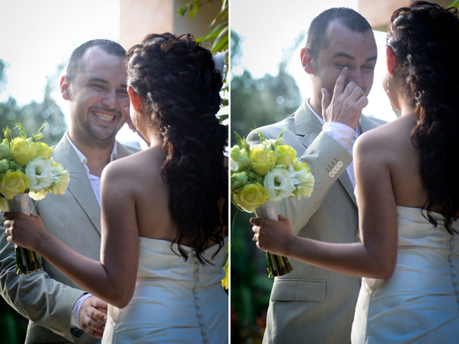 1st look Wedding photos 1st Look Session Grand Palladium Mexico www.photosincancun.com