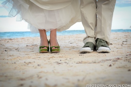 Photos In Cancun – 1st Look Session – Grand Palladium Hotel Wedding Photography