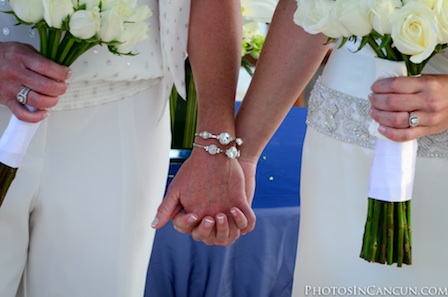 Photos In Cancun – Same Sex Commitment Ceremony in Mexico