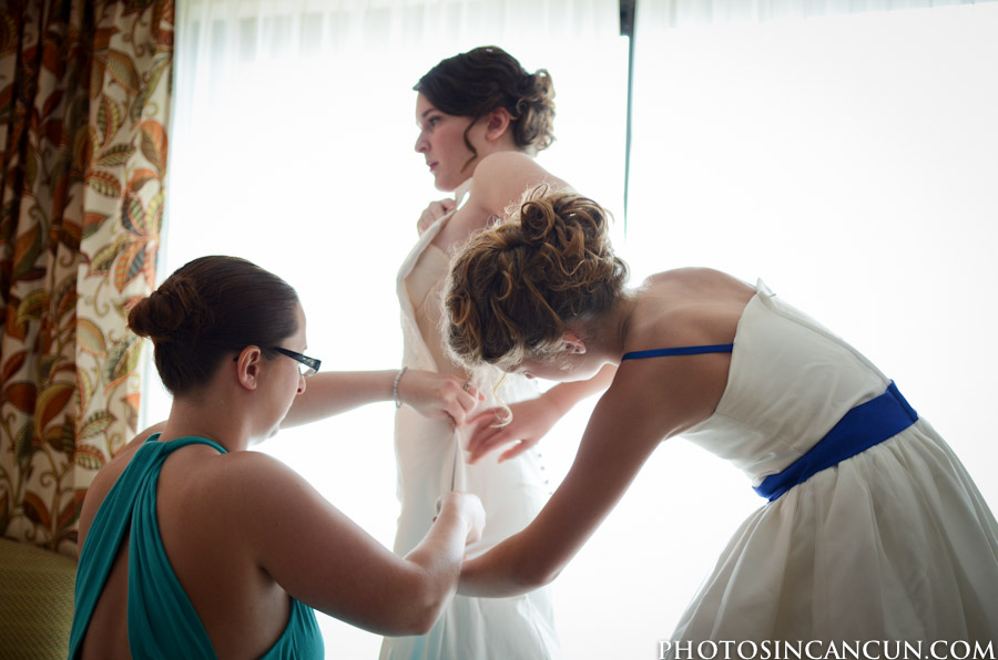 www.photosincancun.com Sandos Playacar wedding photography
