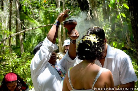 Photos In Cancun – Mayan Ceremony Pueblo Sacbe Playa Del Carmen