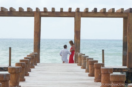 Beach Wedding Proposal Photographer in Mexico