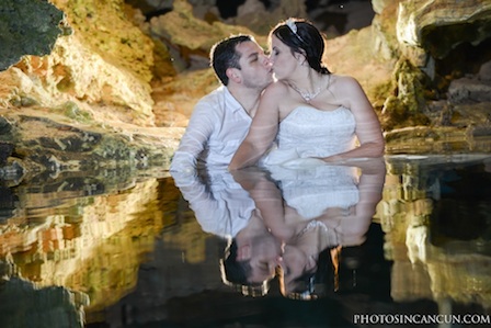 Mexico Destination Wedding and Trash the Dress Photographers