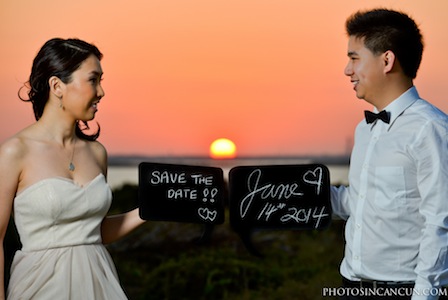 Save The Date Photographer Cancun