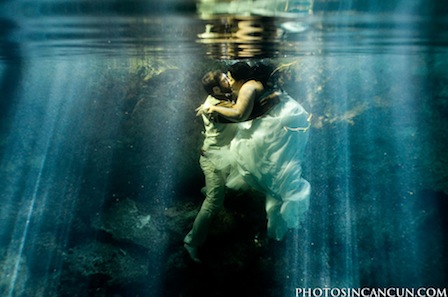 Riviera Maya Destination Wedding and Trash The Dress Now Jade Resort