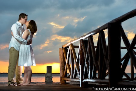 Cancun Sunset Romantic Photographer post image