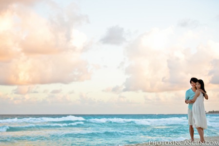 Sunset Couples Beach Photographer Cancun post image