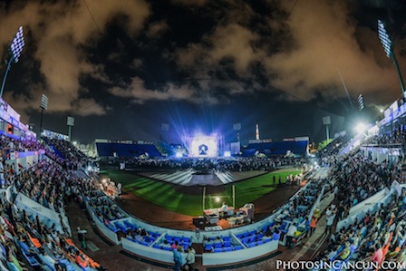 Marc Anthony at Estadio De Béisbol Beto Ávila in Cancun post image