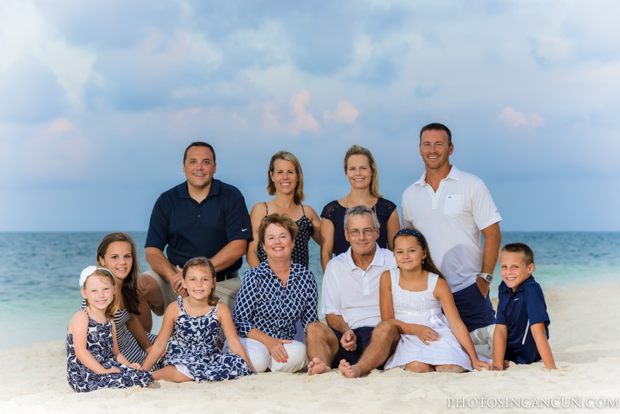 family photos in cancun