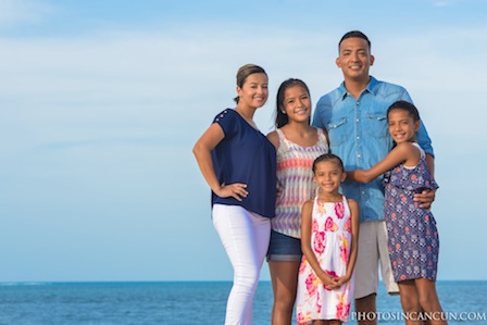 Cancun Beach Family Photo Sessions