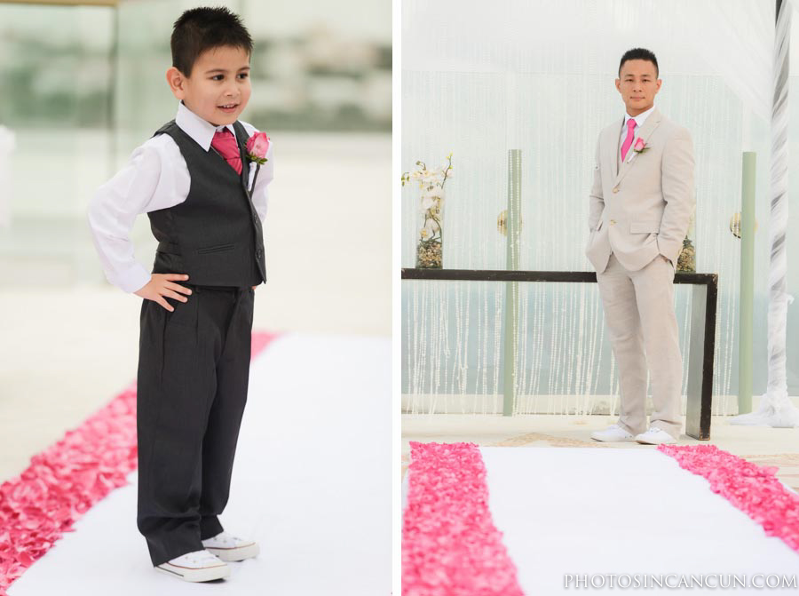 Beach Palace Wedding Ceremony Cancun Mexico Sky Deck