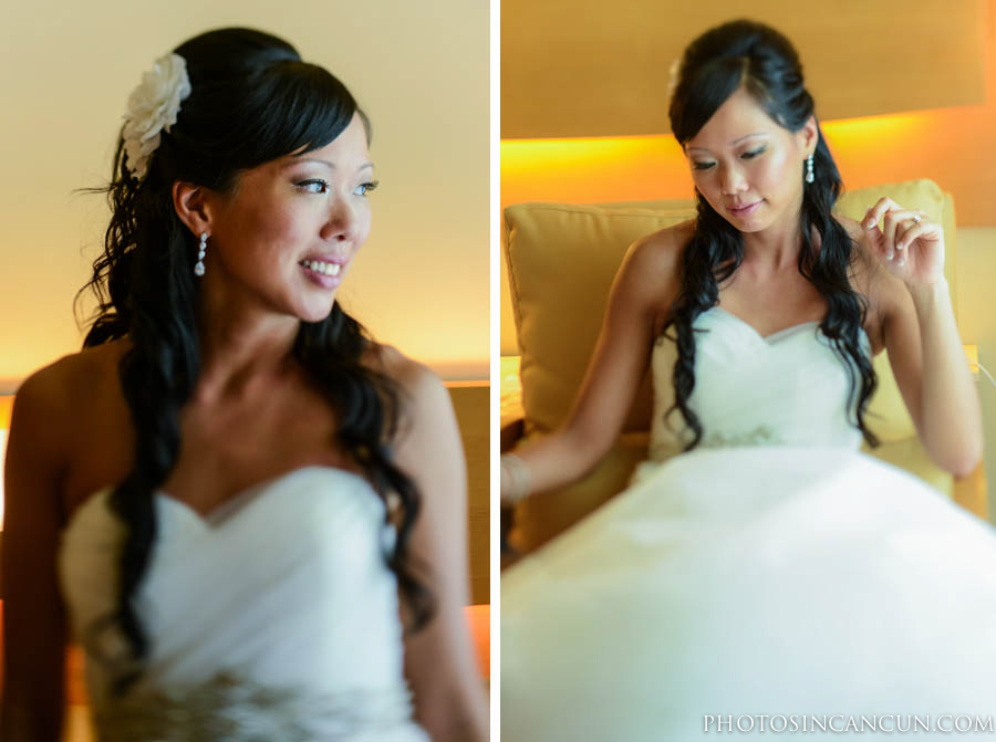 Beach Palace Wedding Getting Ready