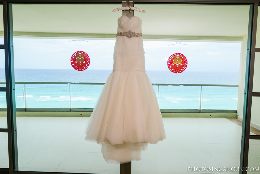 Beach Palace Wedding Getting Ready