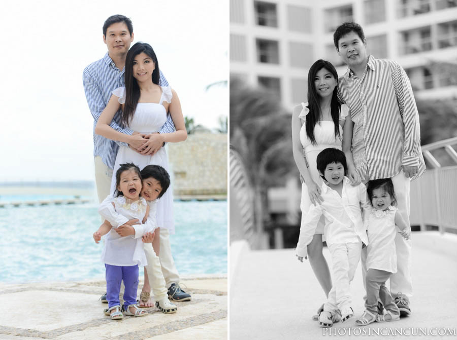 Family Photos Cancun Beach