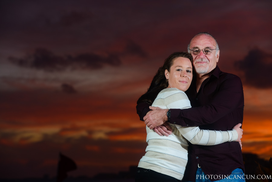Cancun Family Sunset Photo Session