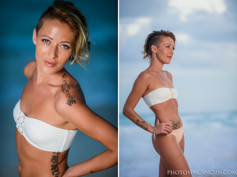 Cancun Model Beach Photography