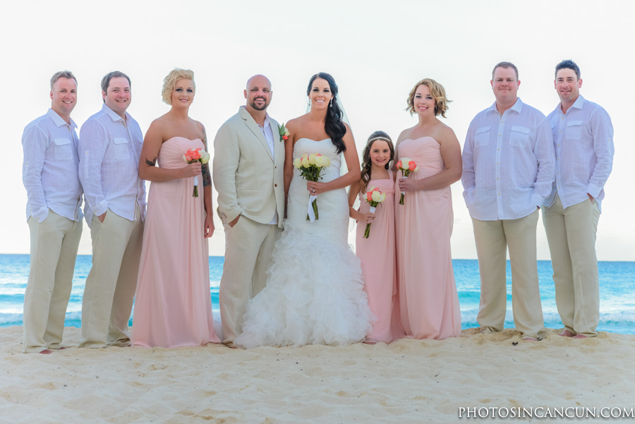 Crown Paradise Club Cancun Wedding Photographer