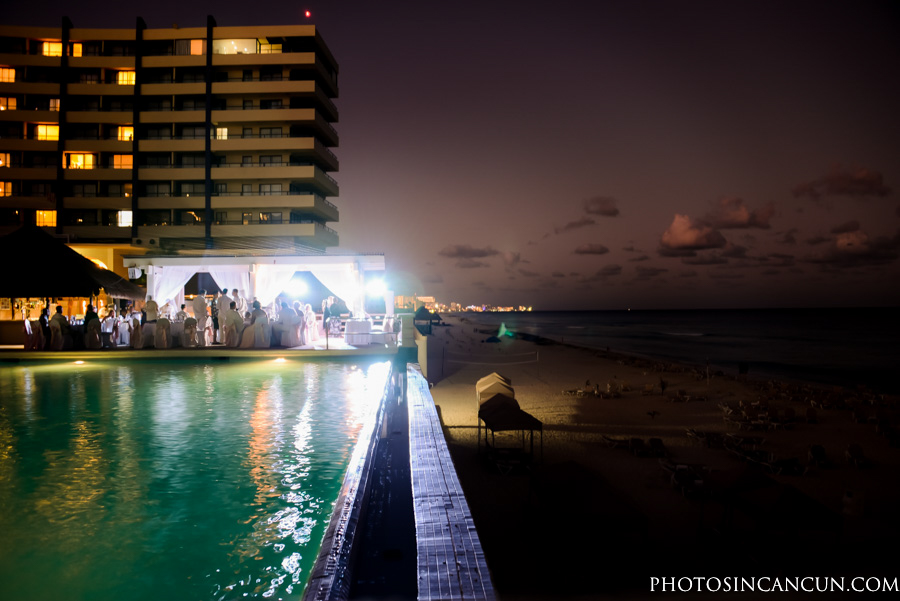 Crown Paradise Beach Club Cancun Wedding