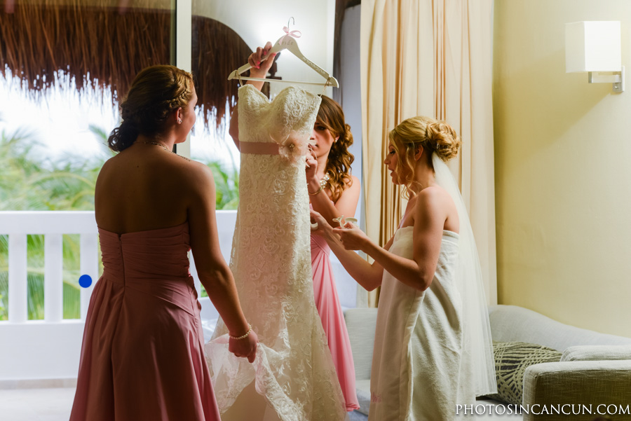 Grand Sunset Princess Resort Wedding Bride Getting Ready