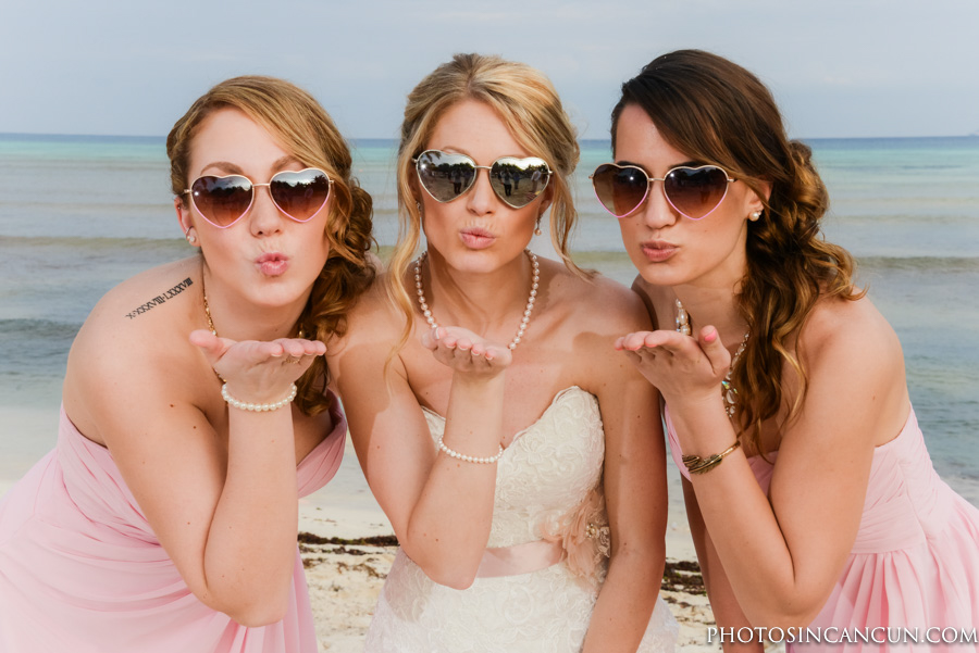 Bride + Groom Portraits at the Beach of Grand Sunset Princess