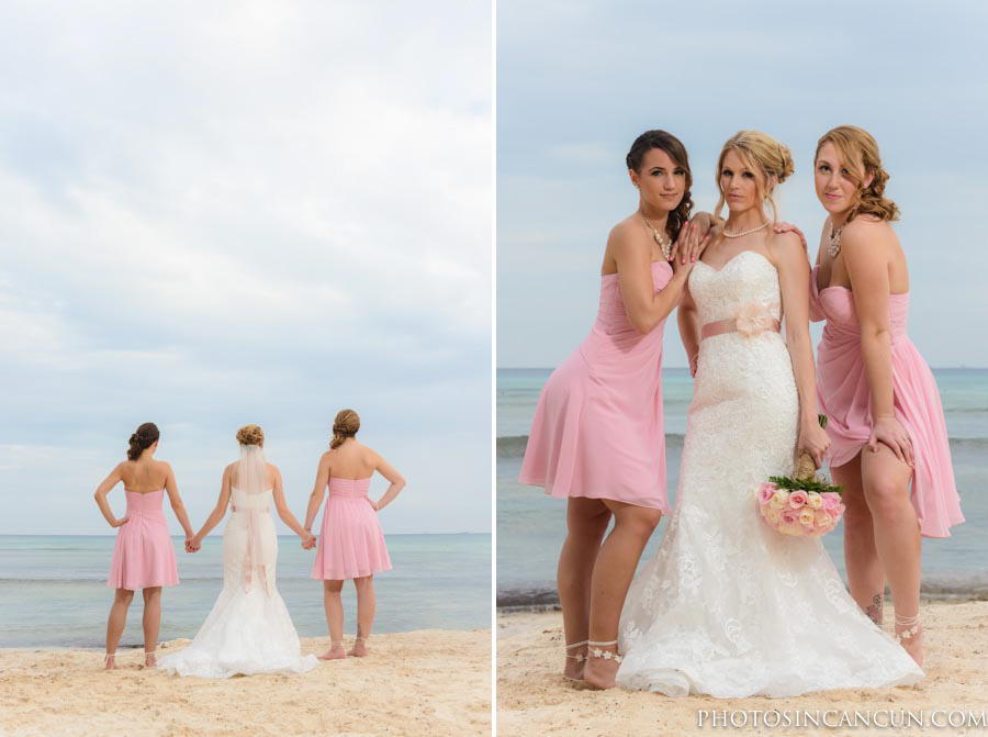 Bride + Groom Portraits at the Beach of Grand Sunset Princess