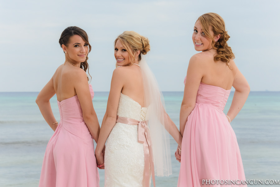 Bride + Groom Portraits at the Beach of Grand Sunset Princess