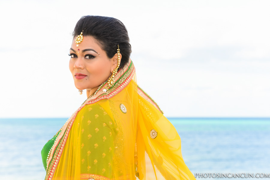 Moon Palace Beach Indian Wedding