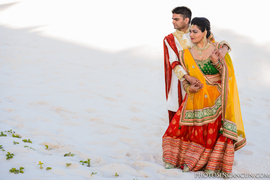 Moon Palace Beach Indian Wedding
