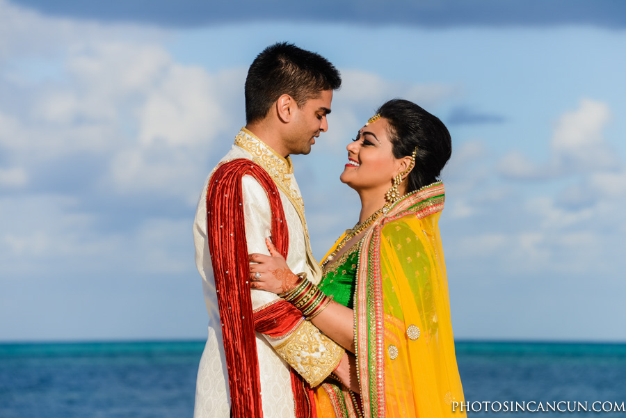 Moon Palace Beach Indian Wedding