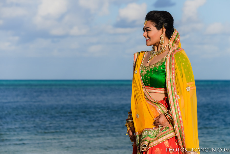 Moon Palace Beach Indian Wedding
