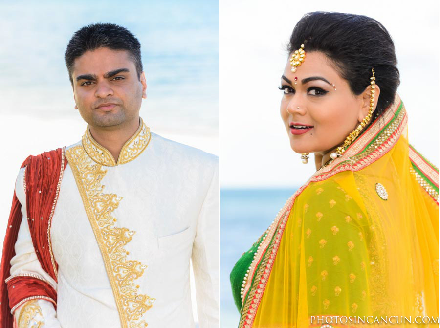 Moon Palace Beach Indian Wedding